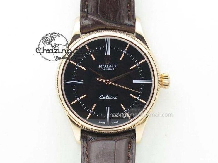 0109 OnTrend DayDate 40 RG JDF 904L Steel Silver Stick Dial on President Bracelet VR3255 V3 (Gain Weight) 1360